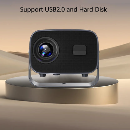 A10 Mini HD 4K Home portable Projector Android 11.0 Auto Focus Dual Band WIFI 6.0 BT5.0 1920*1080P