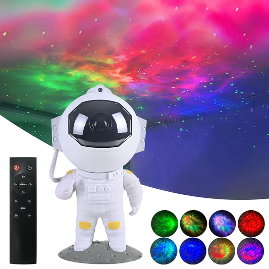 Astronaut Starry Night Light Galaxy Sky Projector With Remote For Kids Bedroom